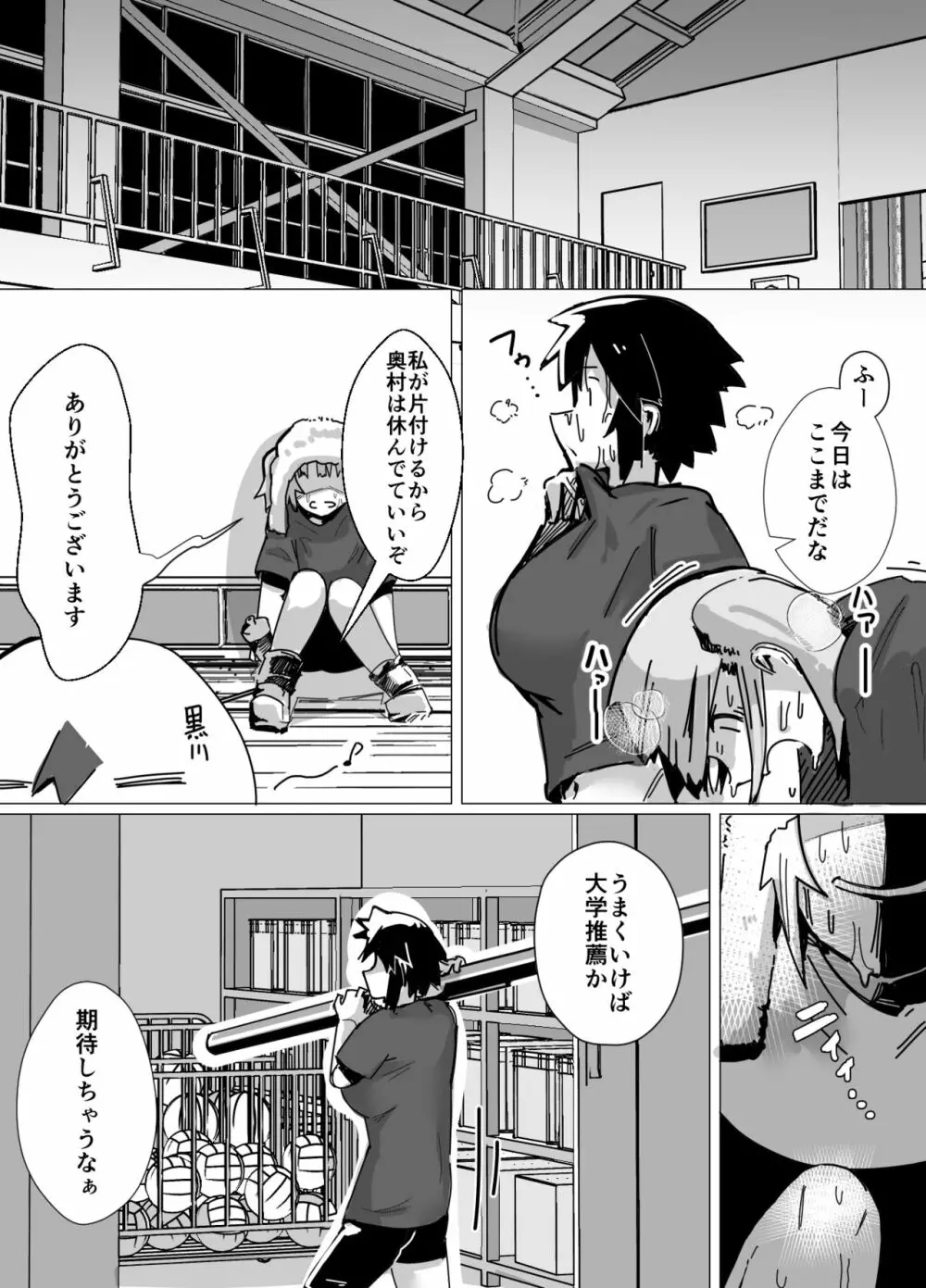 バレーボール部主将・黒川さんは狙われている - page7