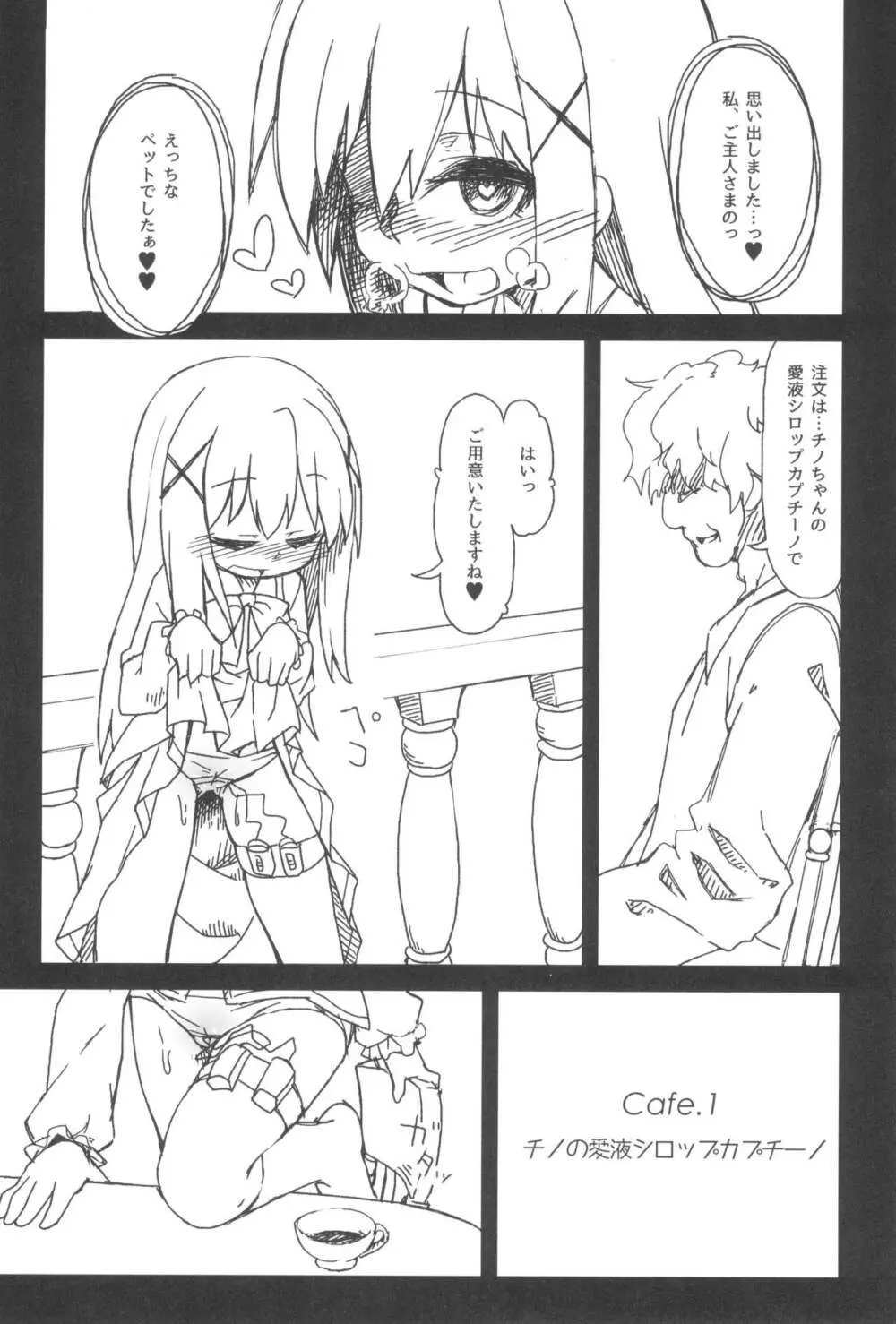 チノちゃんの精液練乳ミルクココア - page8