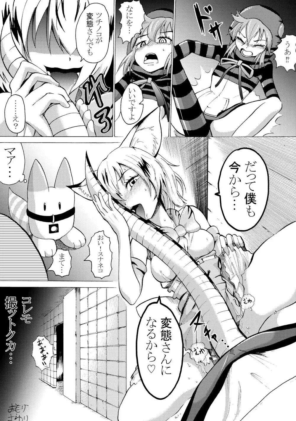 ツチノコくんとスナネコぁはーん - page3