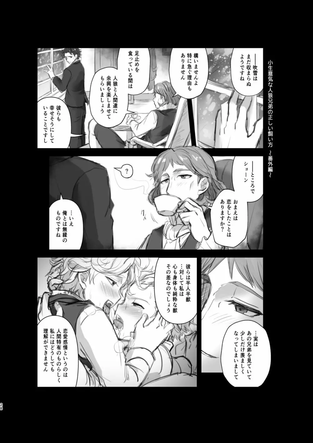 小生意気な人狼兄弟の正しい飼い方 - page28