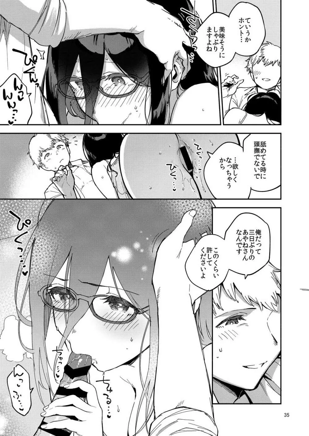 となりのあやねさん いたずら自撮りとお仕置きえっち編 - page35