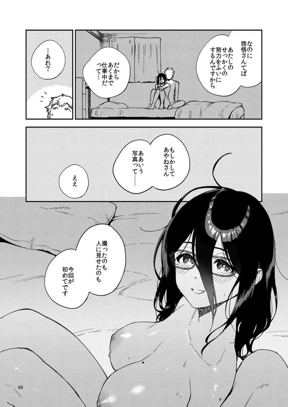 となりのあやねさん いたずら自撮りとお仕置きえっち編 - page66