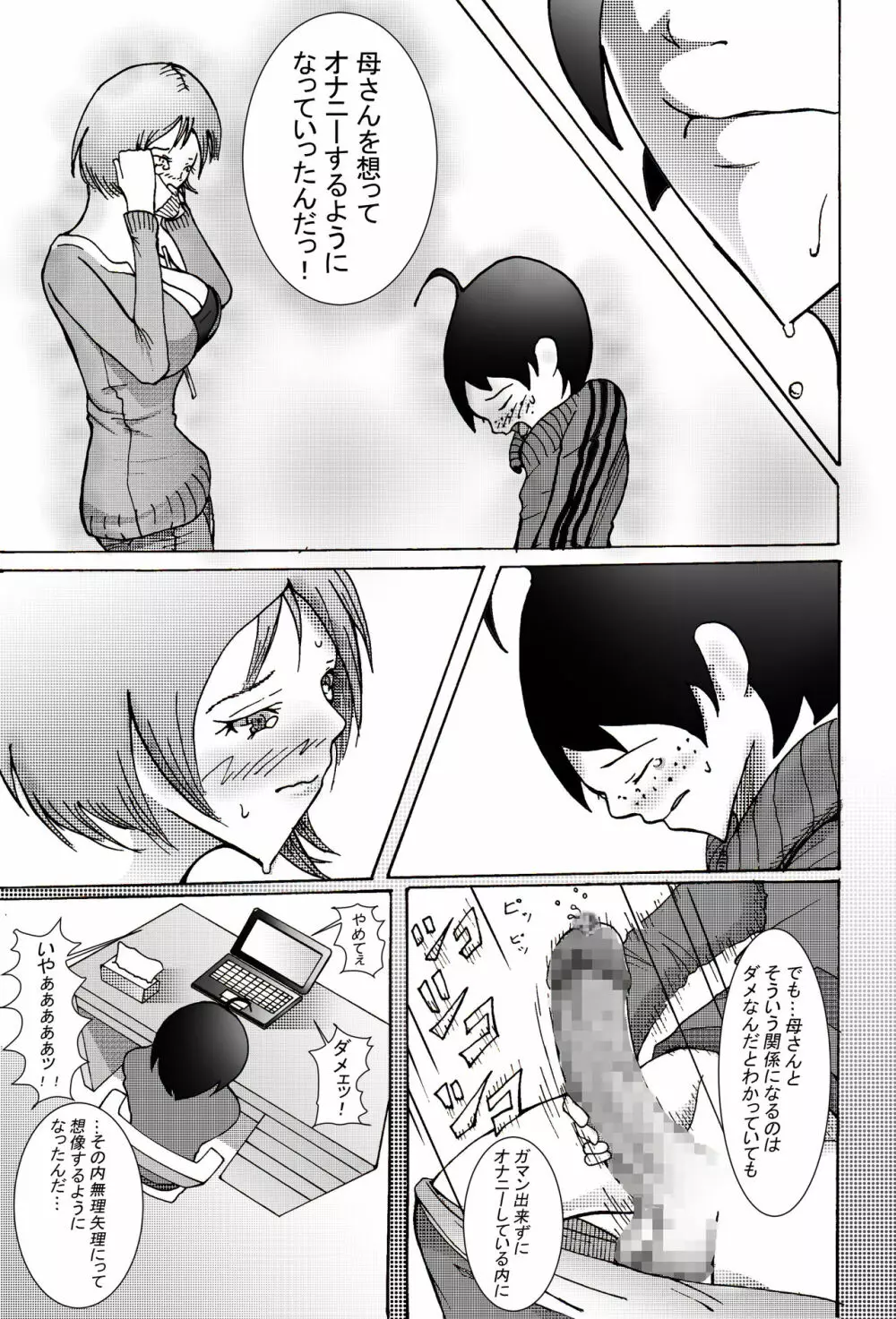 息子にレイプされてあげるお母さん - page21