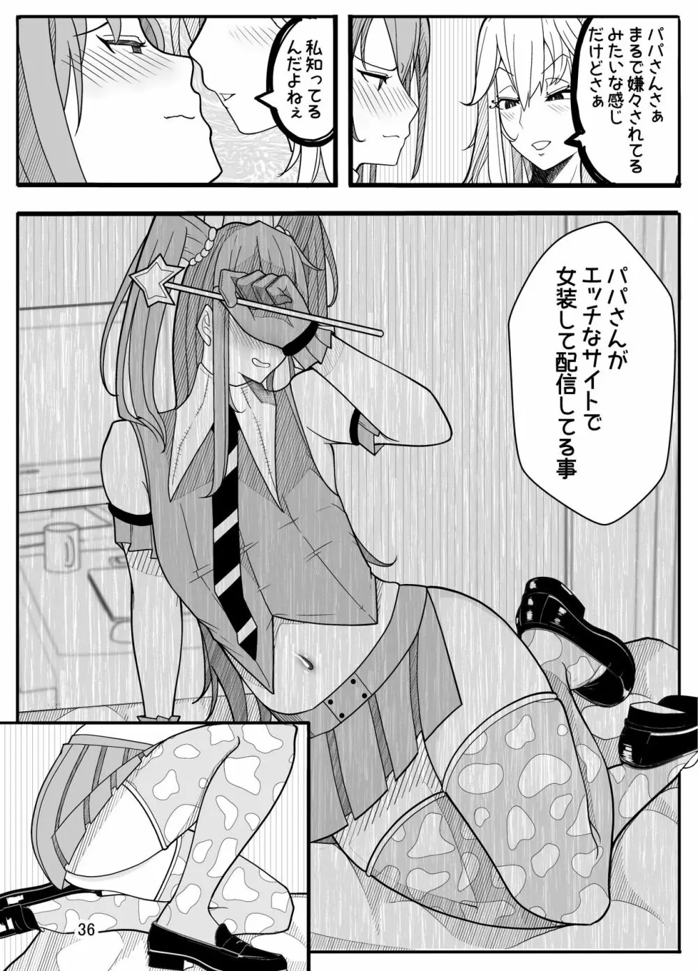 女子高生に女の子にされました【逆アナル】 - page37