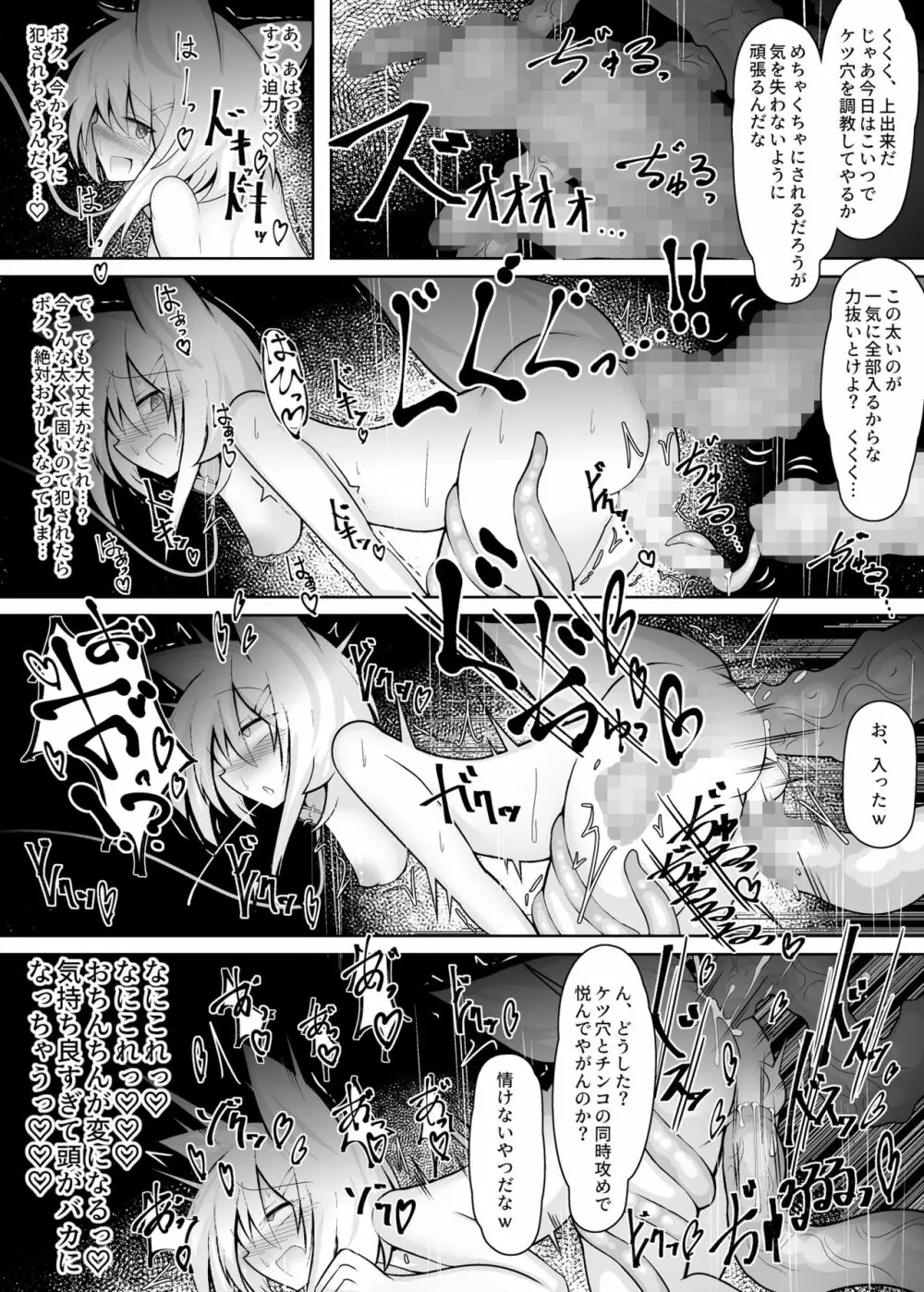 ふたなり化獣少女 触手調教本 - page13