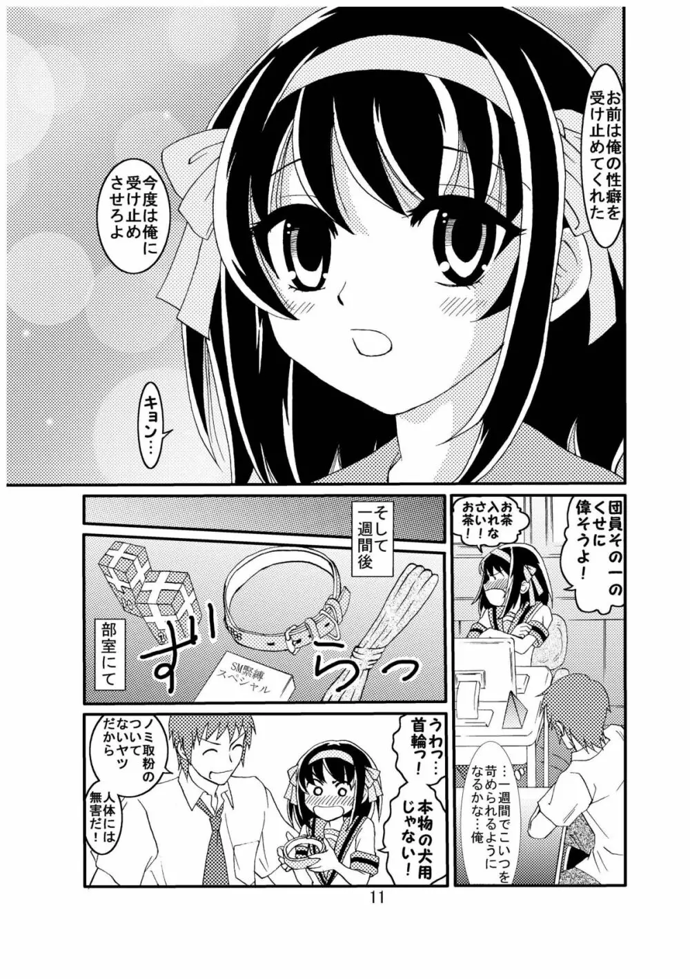 涼宮ハルヒさんの危険な愛体験2 - page11