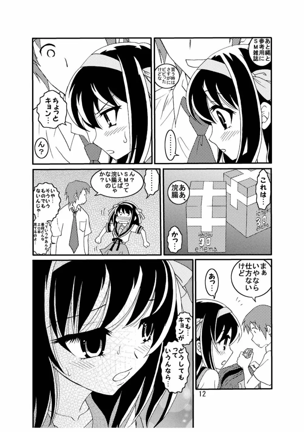 涼宮ハルヒさんの危険な愛体験2 - page12