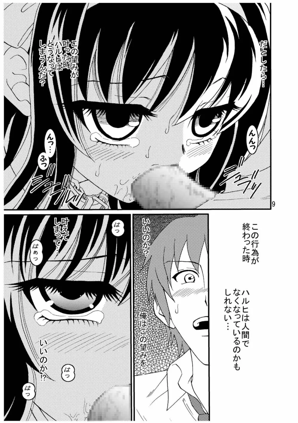 涼宮ハルヒさんの危険な愛体験2 - page9