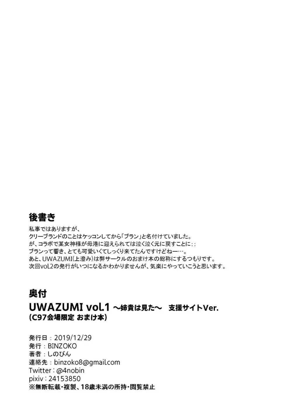 UWAZUMI vol.1 ～姉貴は見た～ - page8
