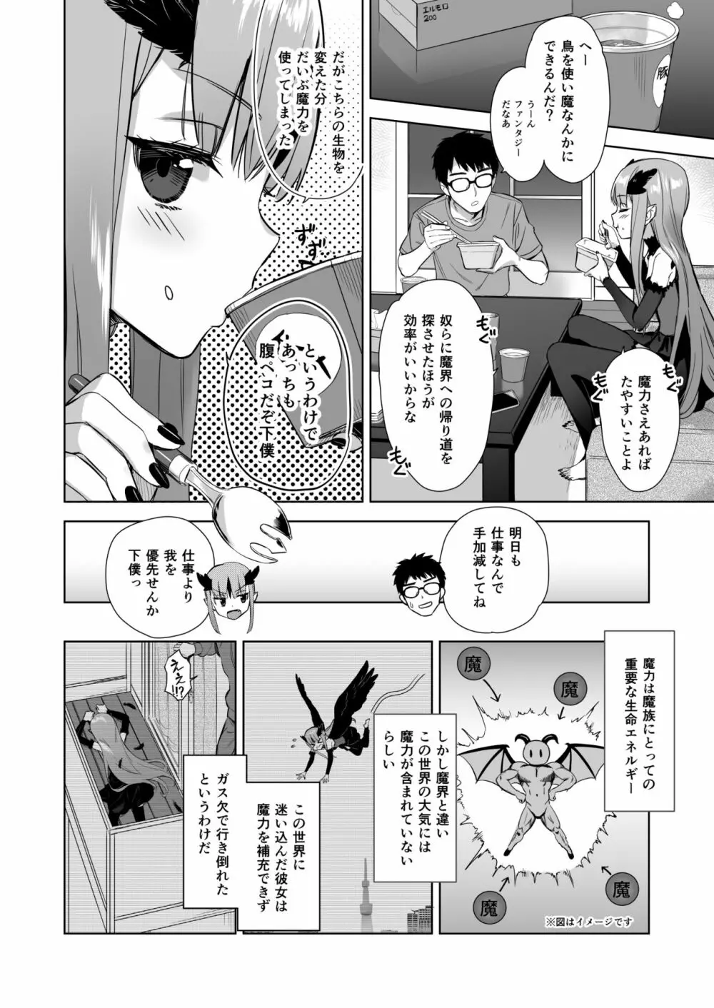 魔族の姫が俺の魔力汁を求めてやまない件 - page2