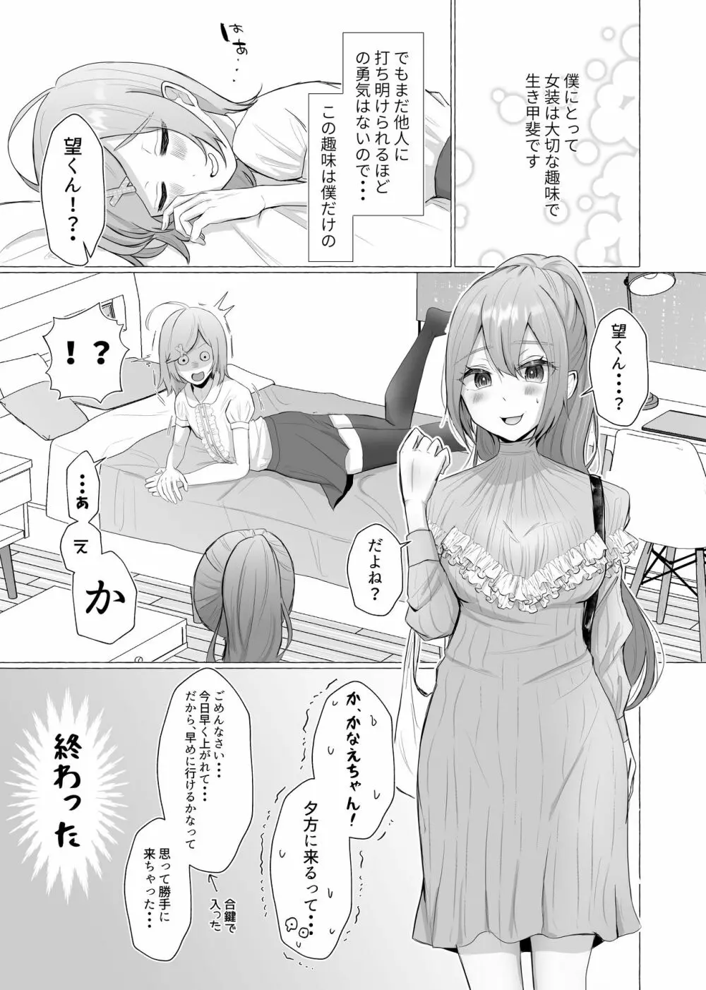 彼女に女装がバレた日 - page5