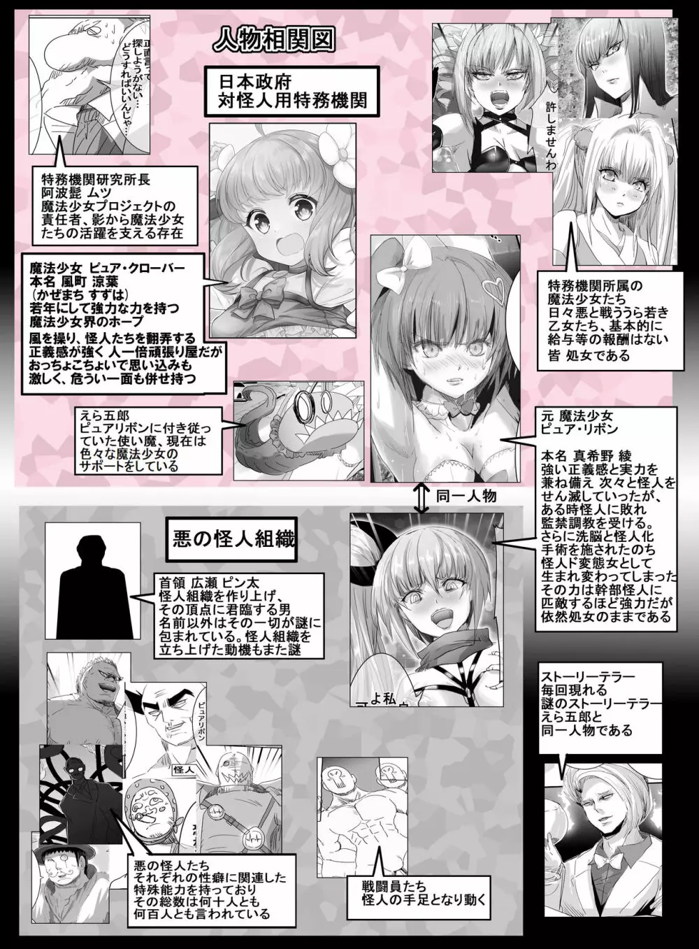 魔法少女VS怪人ペストマスク - page4