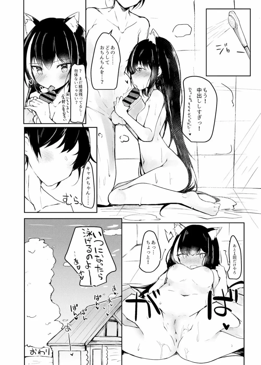 デレデレキャルちゃんと水着でえっち - page23