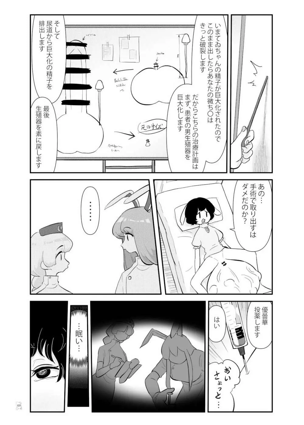 東方ふたなり巨大精子合同誌 - page68