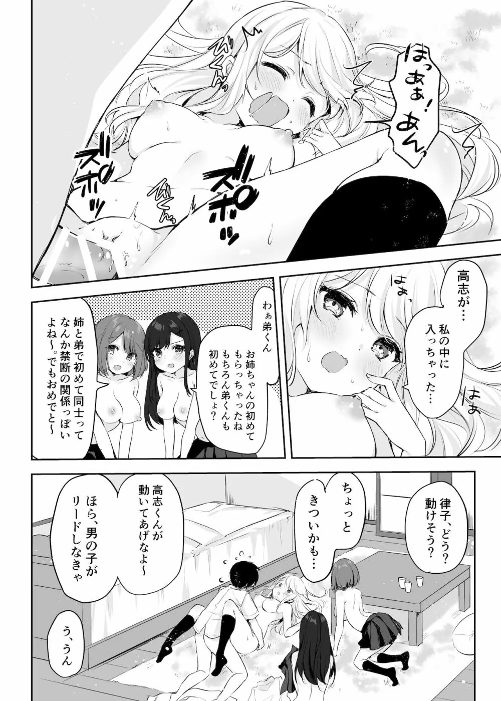 僕のお姉ちゃんと友達を眠らせて襲ってみたら返り討ちにあった - page33