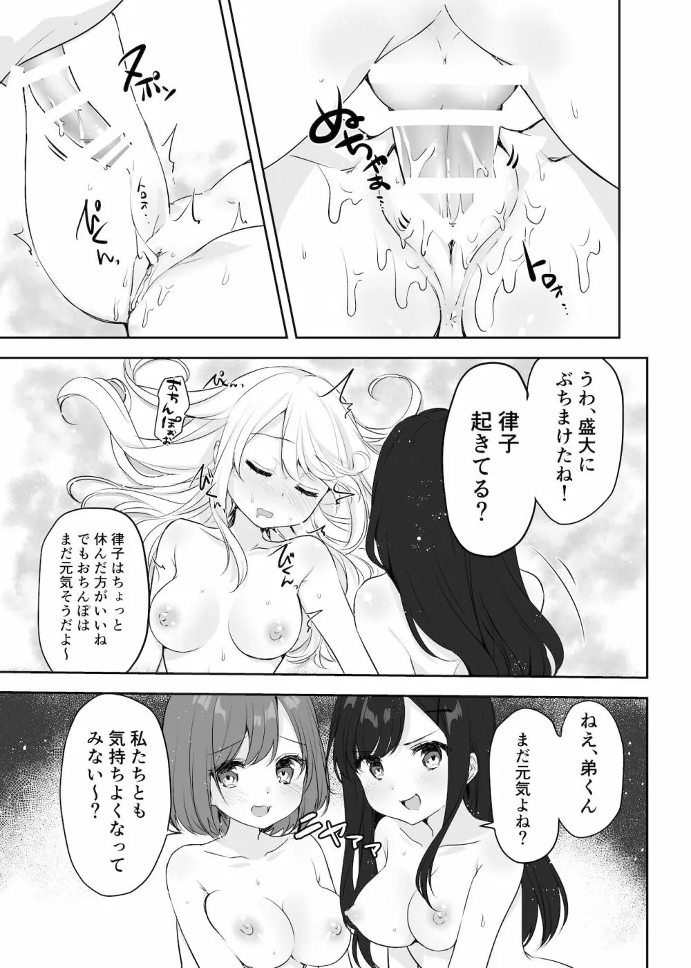 僕のお姉ちゃんと友達を眠らせて襲ってみたら返り討ちにあった - page38