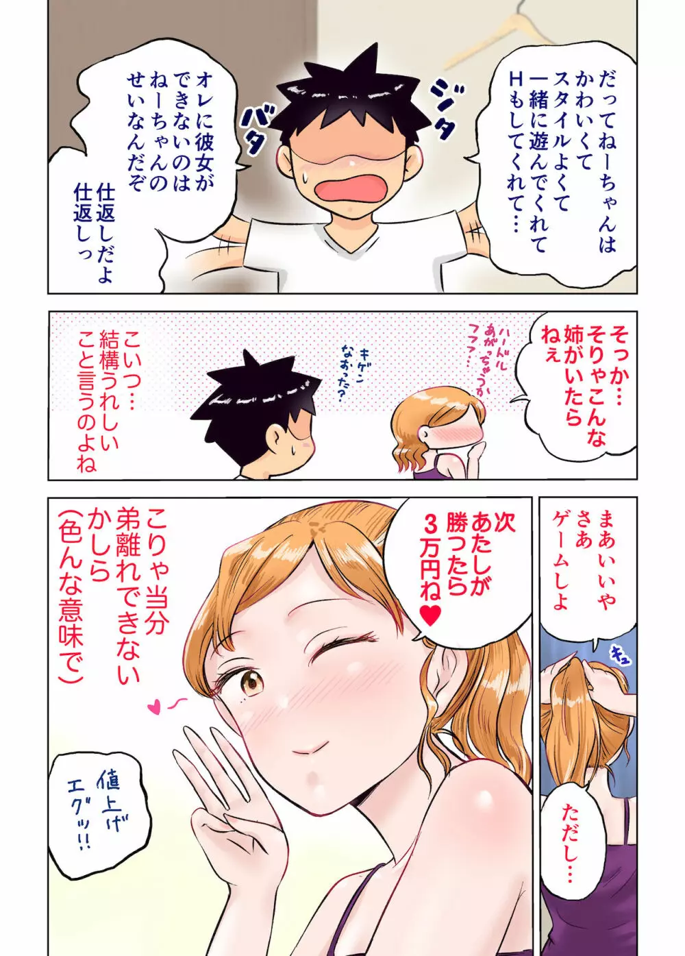 姉ちゃんとゲーム対決でエッチなお願いしてみた - page49