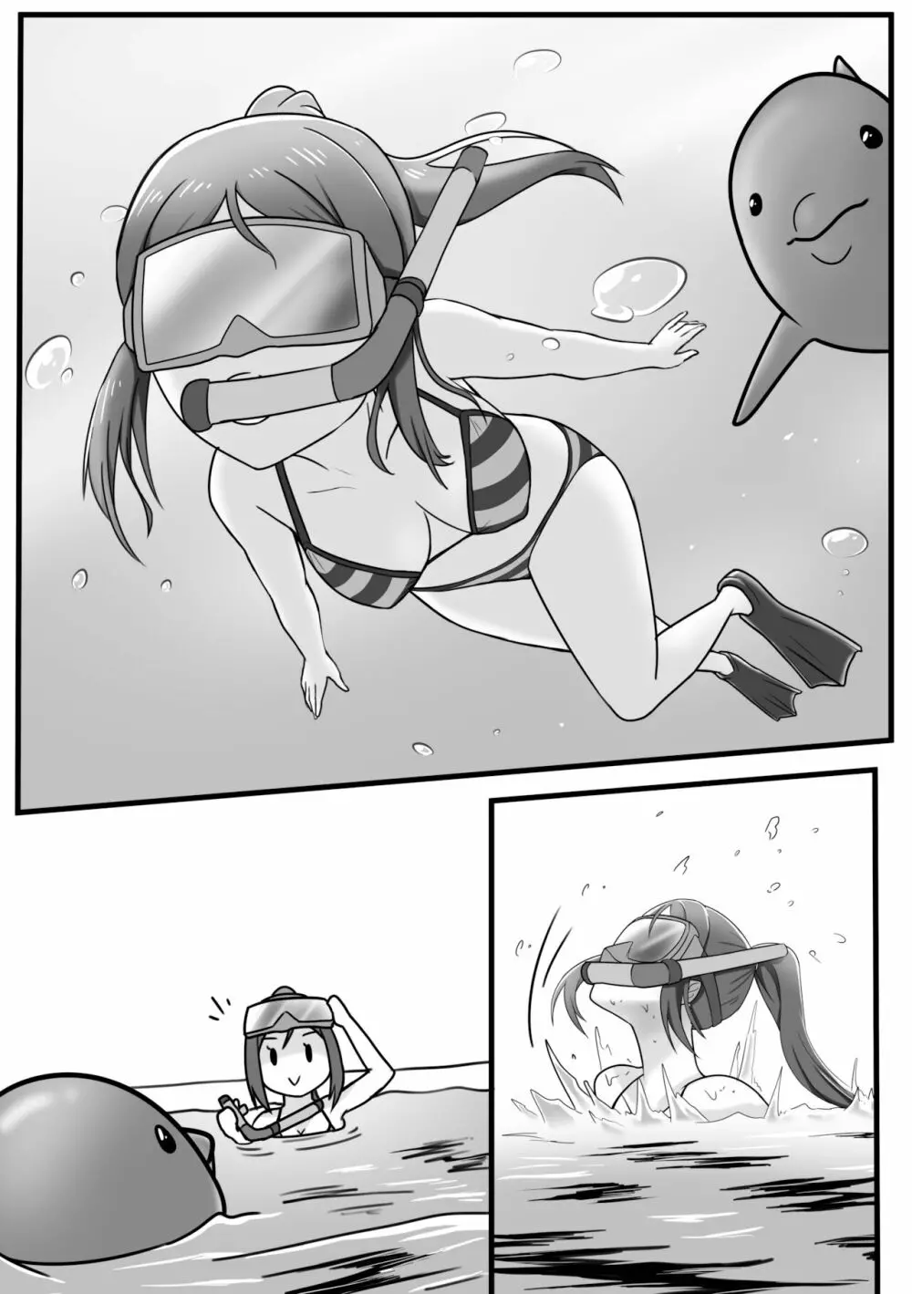 Kanan and dolphin