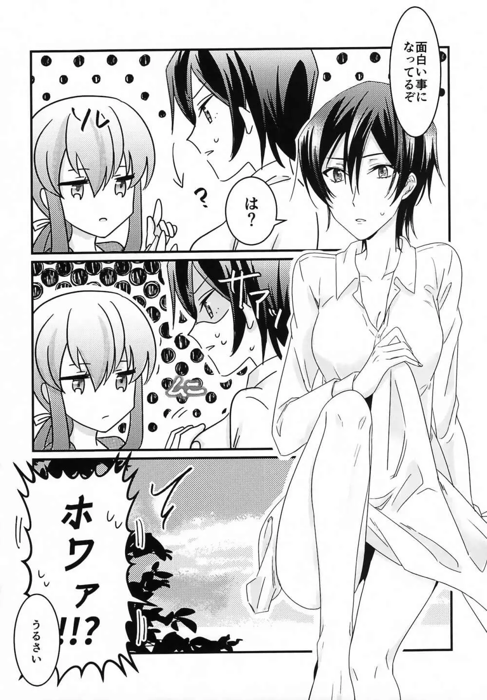 復活後のルルーシュが謎の事故で女の子になっちゃった本 - page7