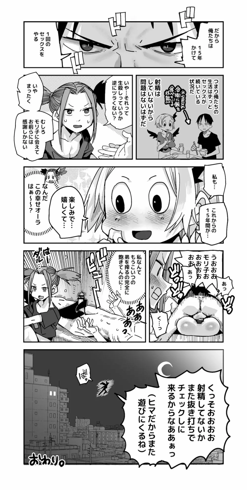 サキュバス モリ子 おまけ漫画 - page5