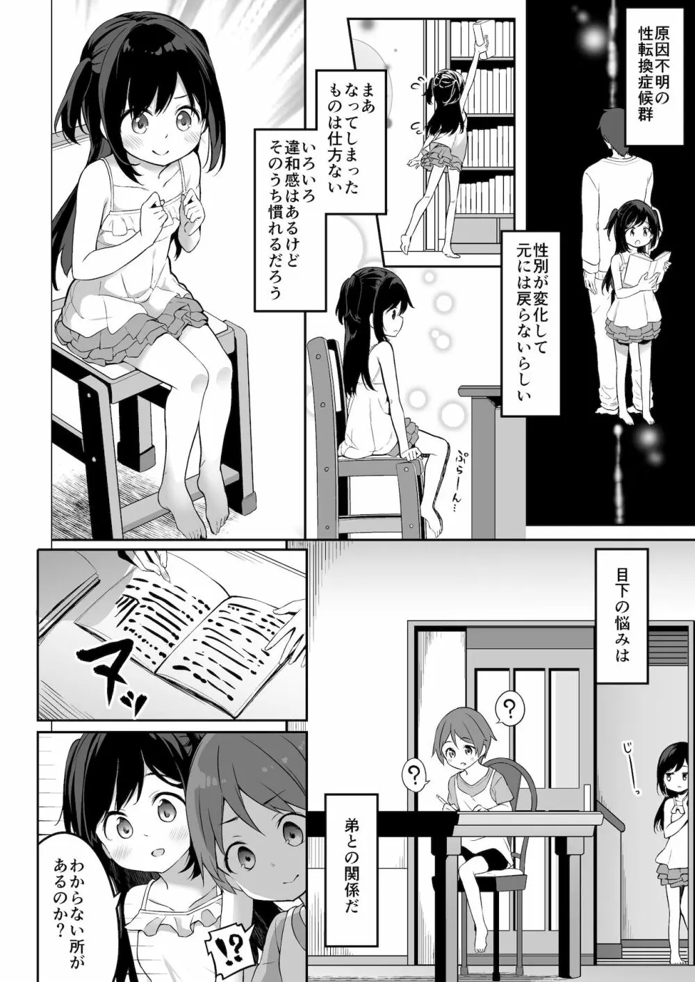 TSっ娘男湯チャレンジ! - page3