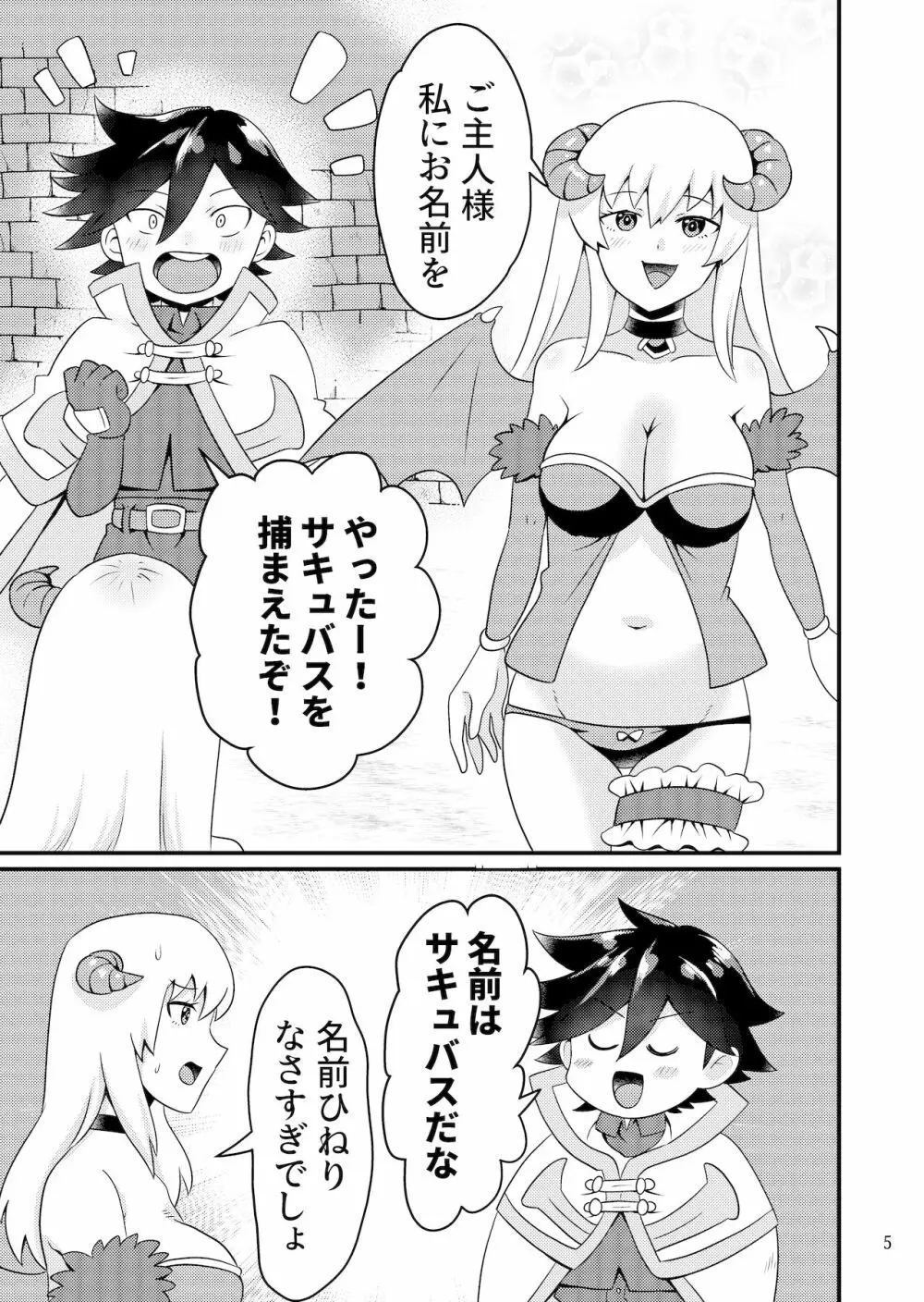 サキュバスと性活する日常 - page4