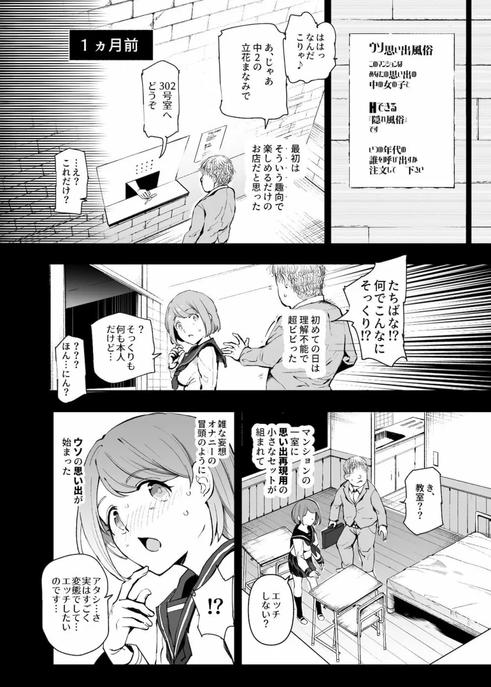 ウソ思い出風俗マンション -当時の姿のあの子とエッチ- - page7