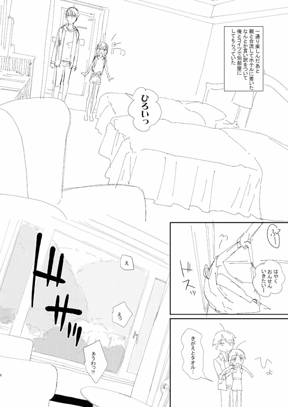 兄妹、旅行する。 - page8