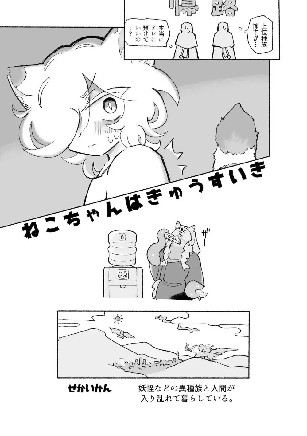 ねこちゃんはきゅうすいき - page6