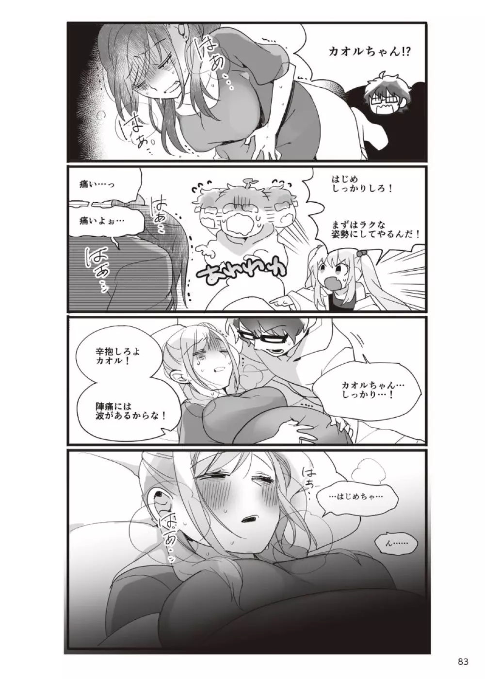 やらなくてもまんがで解る性交と妊娠 赤ちゃんのつくり方 - page84