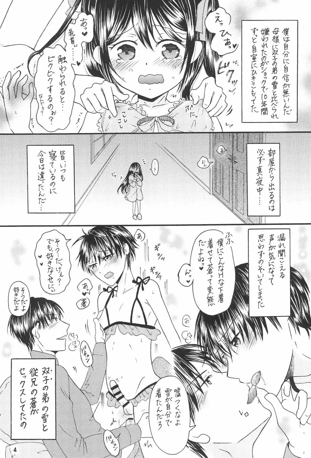 僕たちの恋人になって従兄×似なくなった双子×双子 -改訂版- - page6