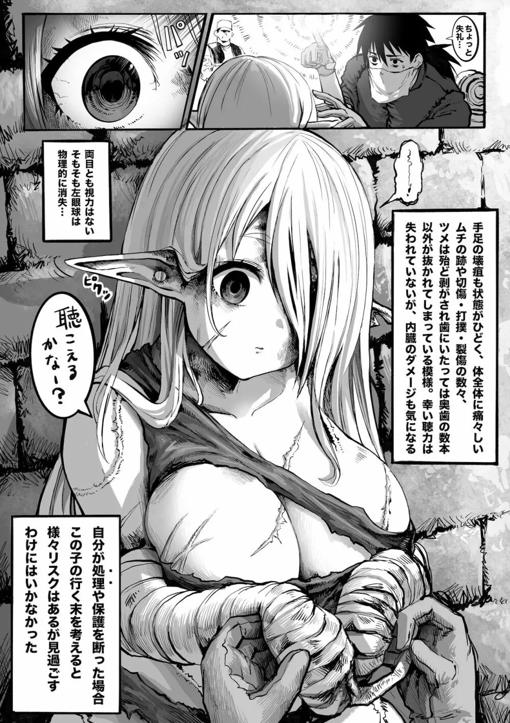 ボロボロのエルフさんを幸せにする薬売りさん - page6