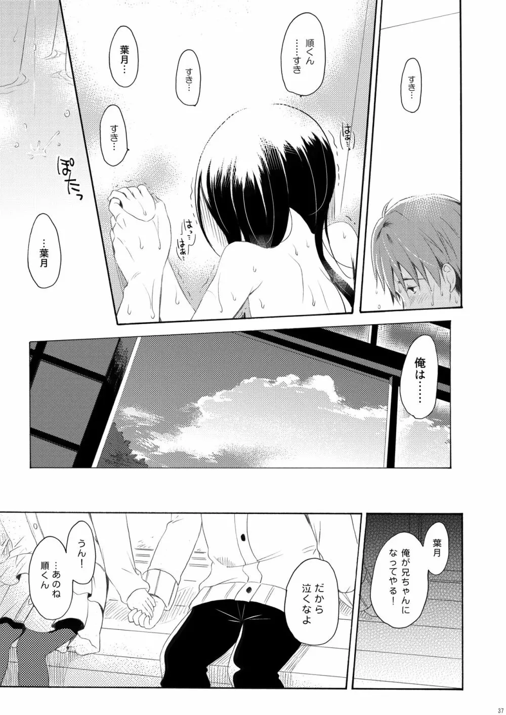 瞬夏-私と兄の夏休み - page36