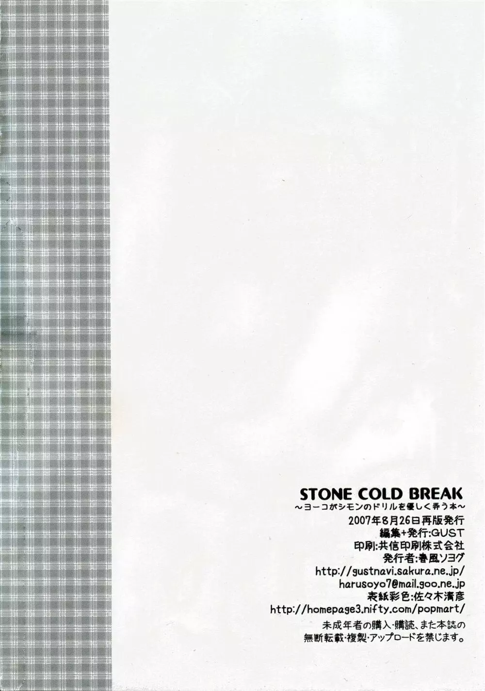 STONE COLD BREAK ～ヨーコがシモンのドリルを優しく弄う本～ - page17
