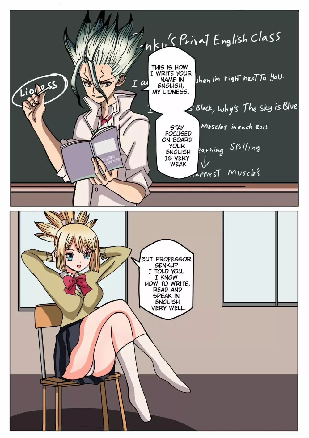 Senku x Kohaku love chemistry - page2