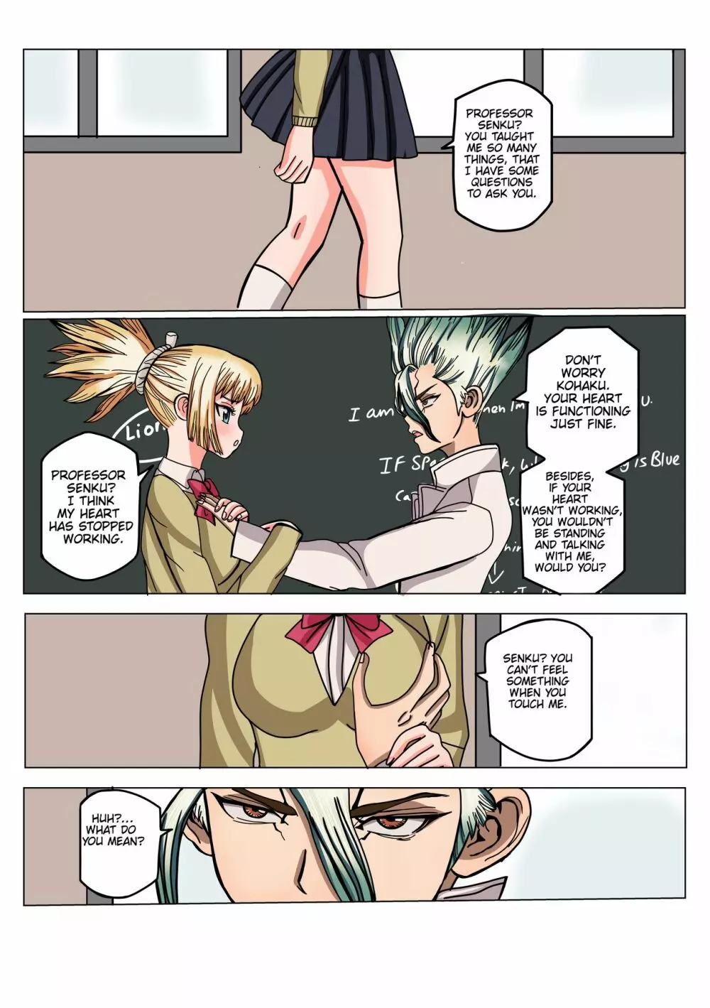 Senku x Kohaku love chemistry - page3