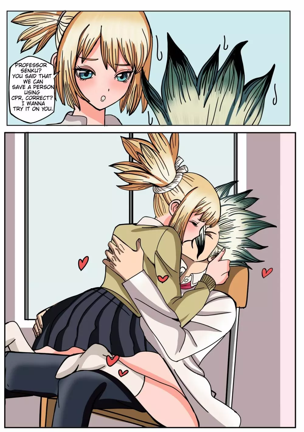 Senku x Kohaku love chemistry - page4