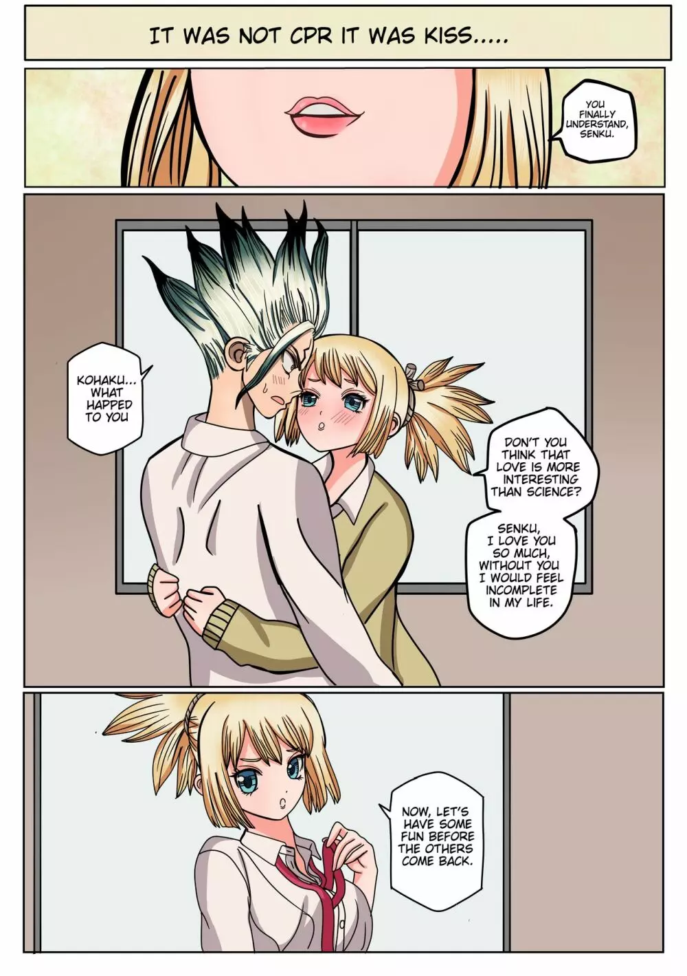 Senku x Kohaku love chemistry - page5