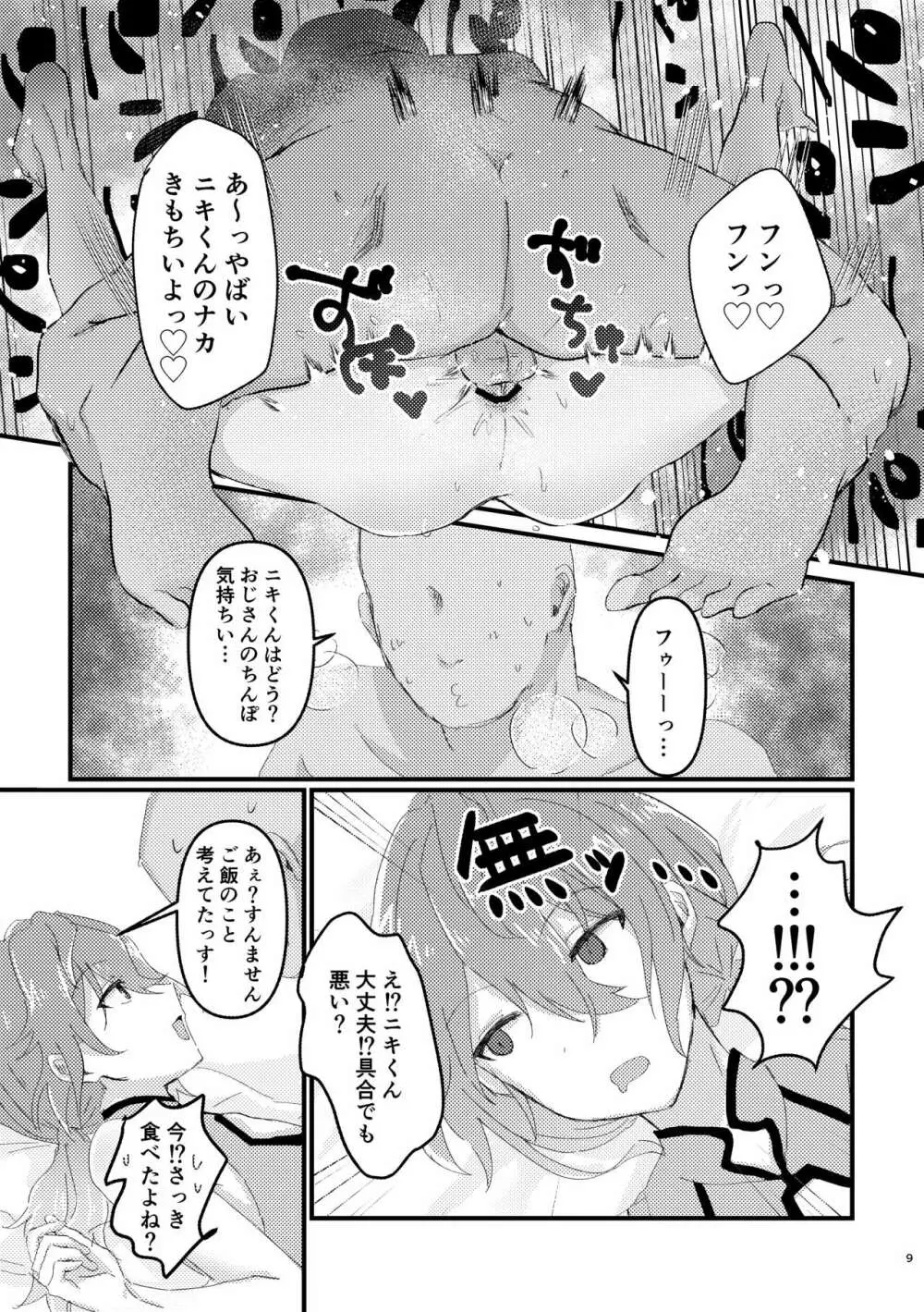 L.O.S.E. へんたいおじさんとしいなのえろほん - page8