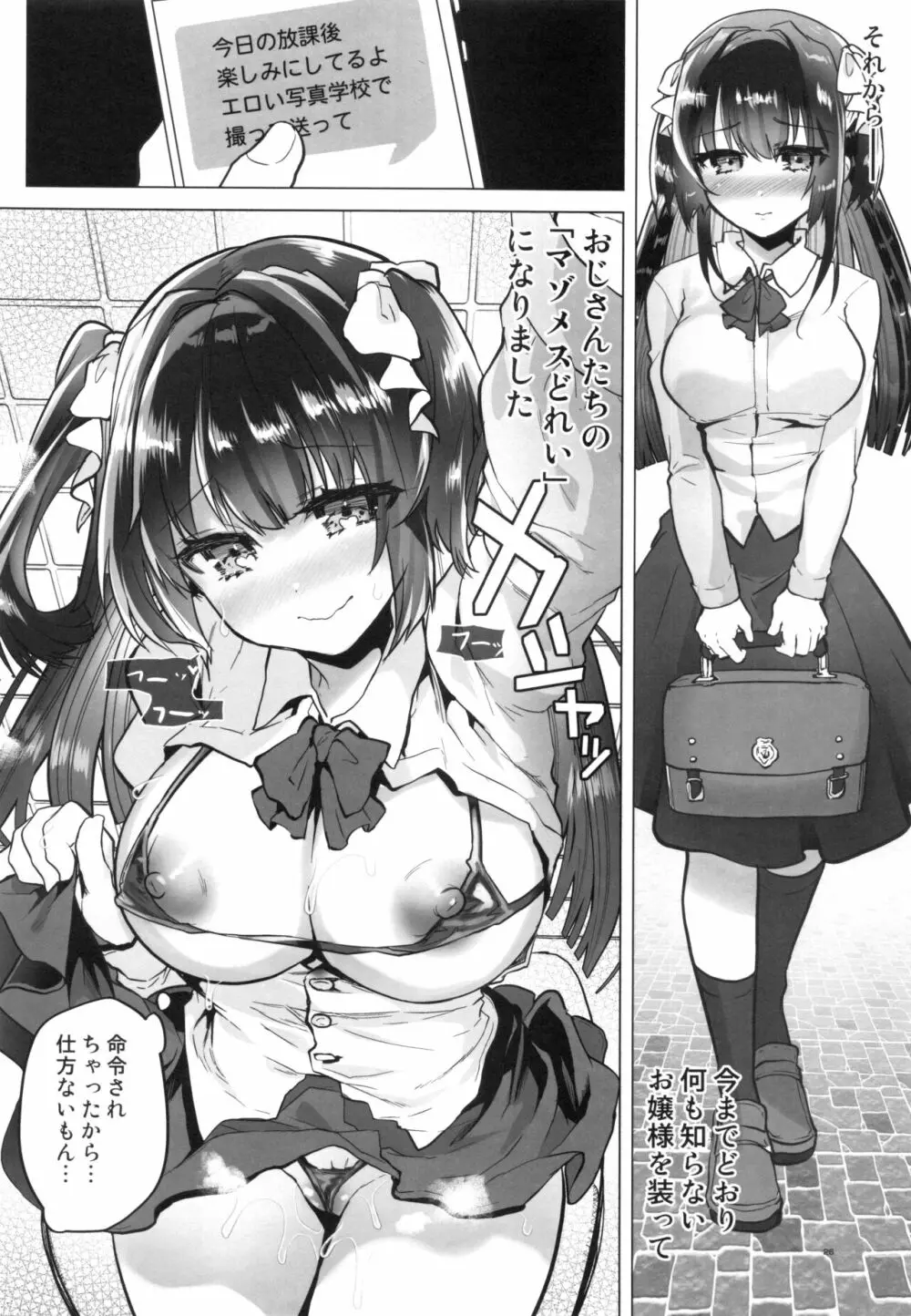 裏アカお嬢様ルリちゃん 騙されオフパコマゾペット化 - page27