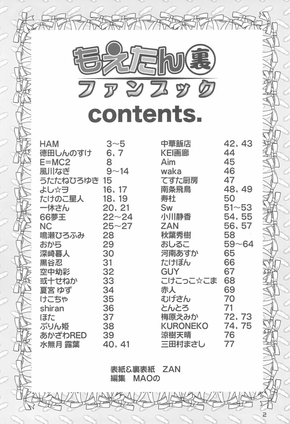 もえたん裏ファンブック - page4