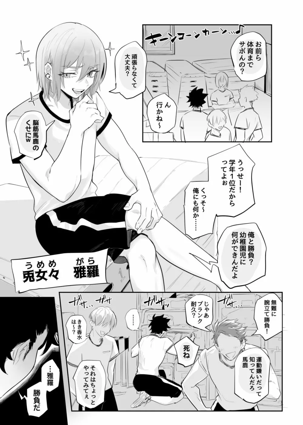 生意気な♂に悪ふざけ - page3