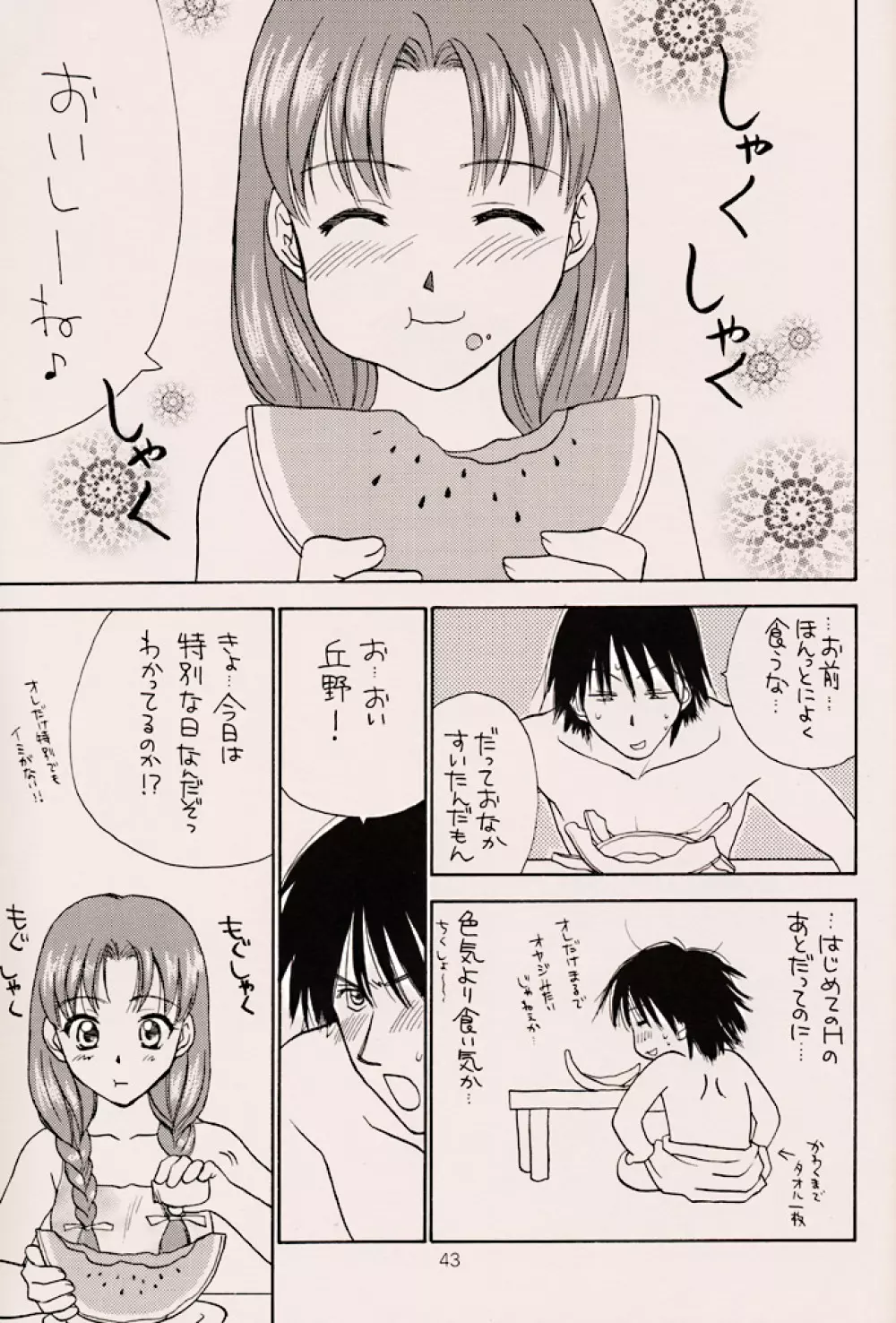 (C56) [ZOKU (二階堂みつき) Water Melon (トゥルーラブストーリー2) - page42