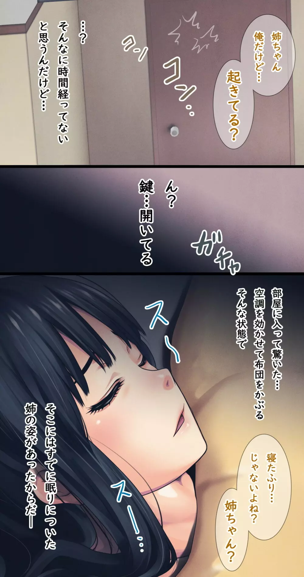 困り顔な美人の姉を襲ってやりたい放題やった話 -睡眠姦- - page135