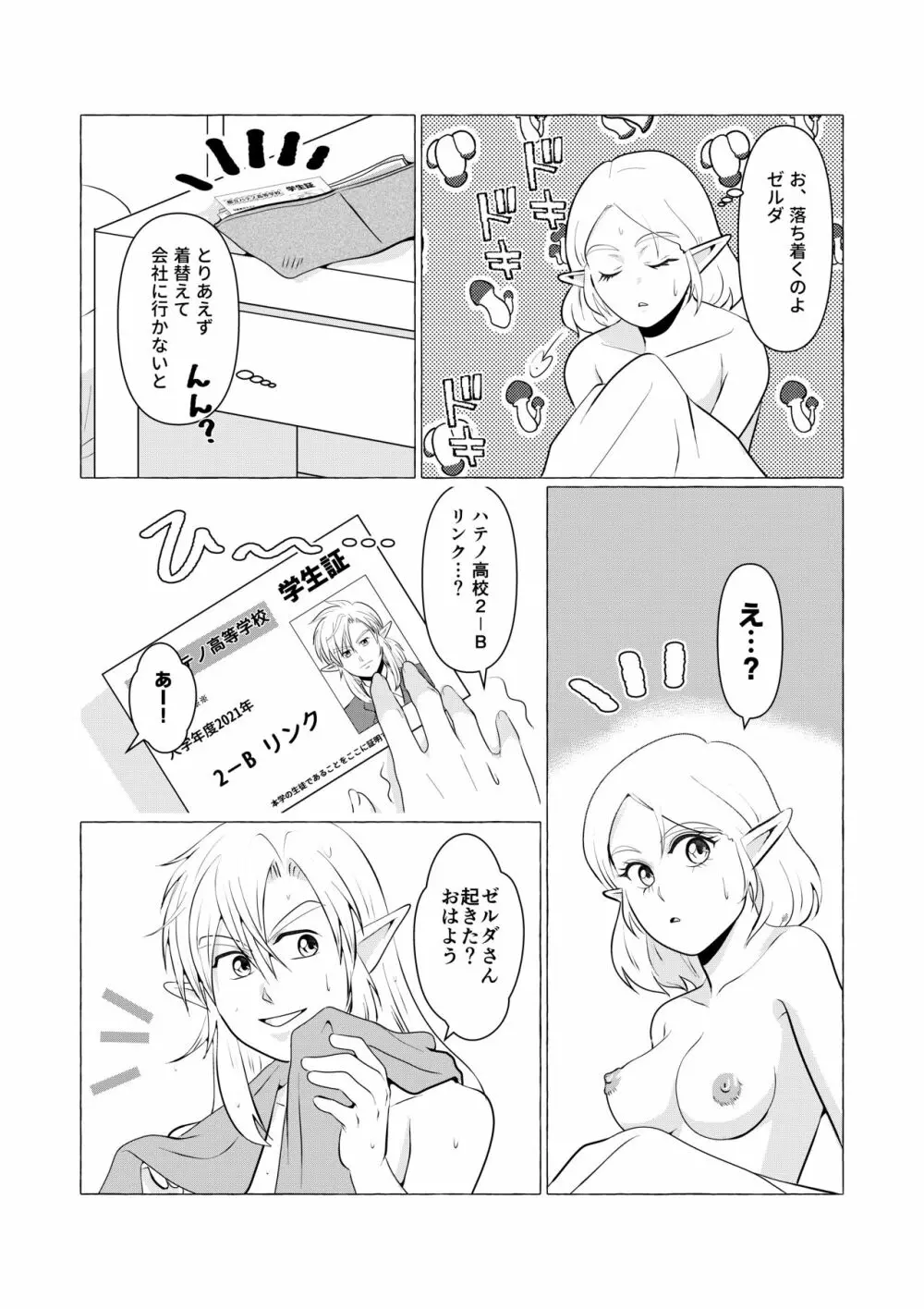 年上ゼルダ×年下リンク - page11