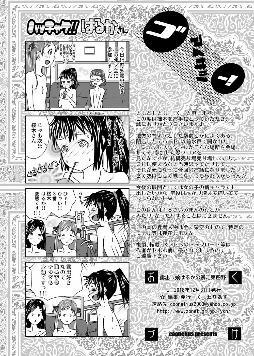 露出っ娘はるかの暴走第四野 - page26