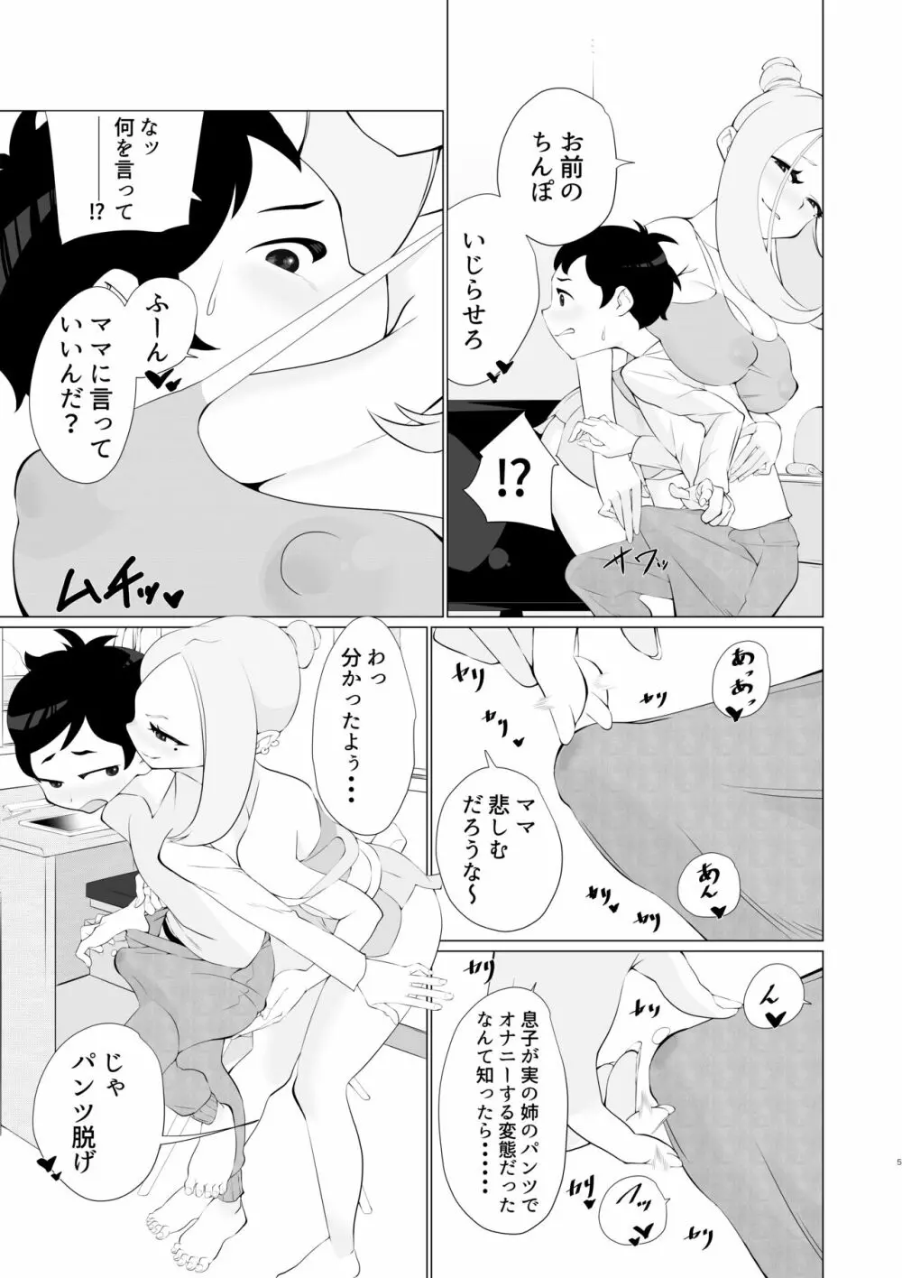 発情姉貴があまりにもエロすぎる!! - page4