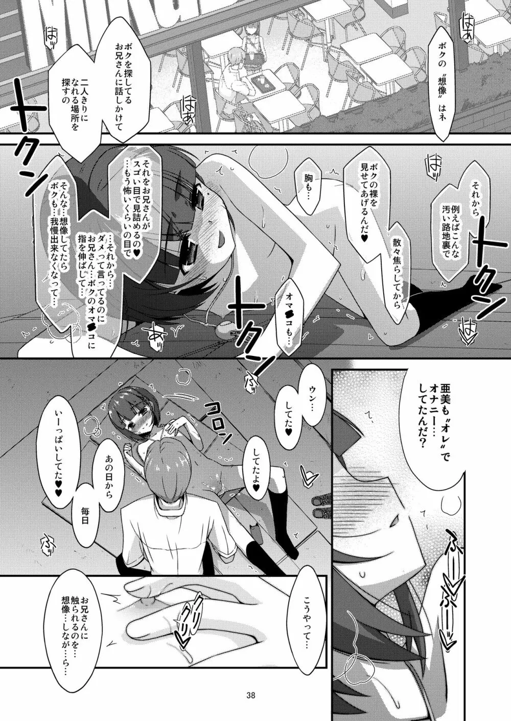 ミセタガリのオンナノコ - page39