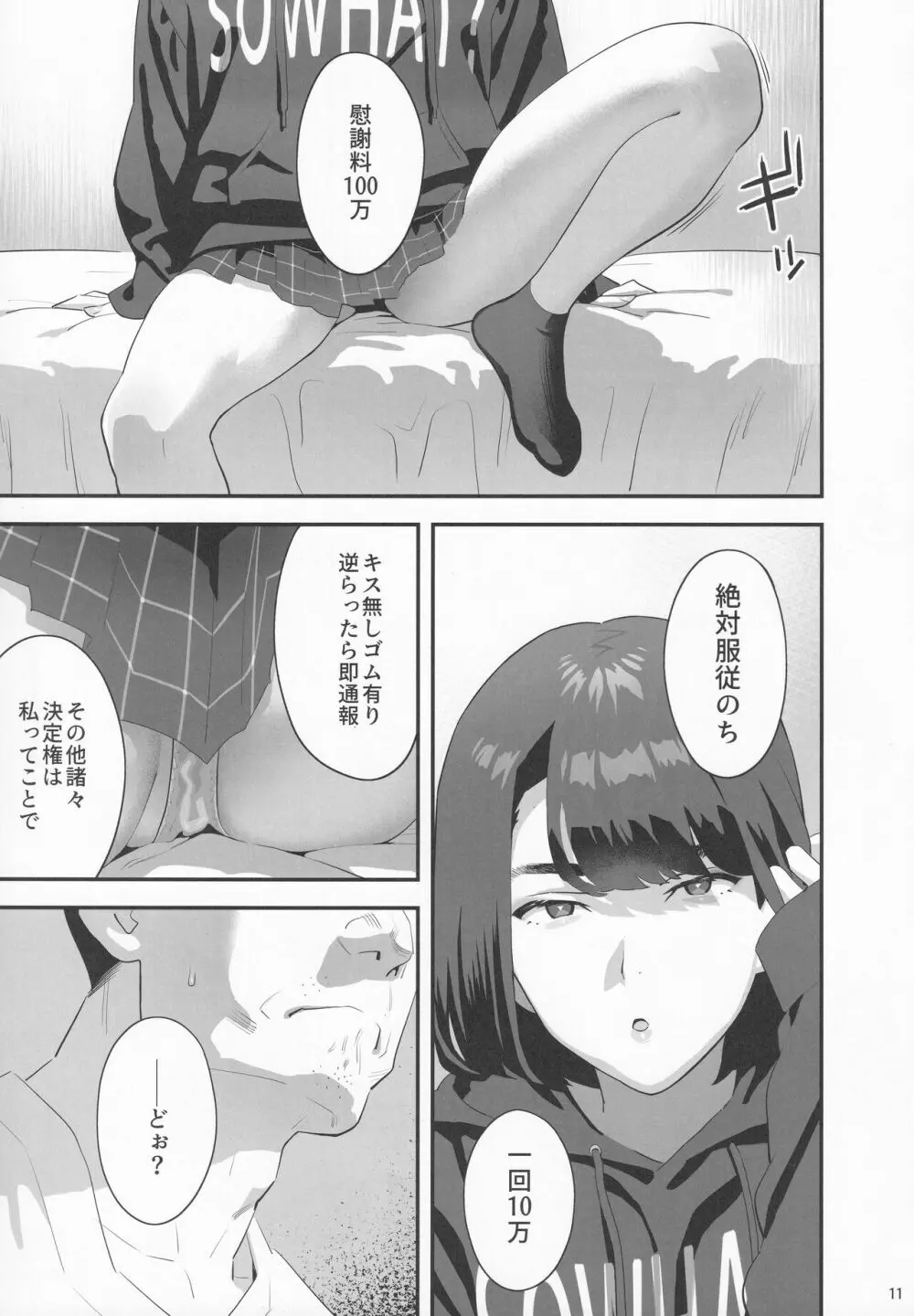 隣のJKに脅されて入り浸られてます(泣 3 - page10