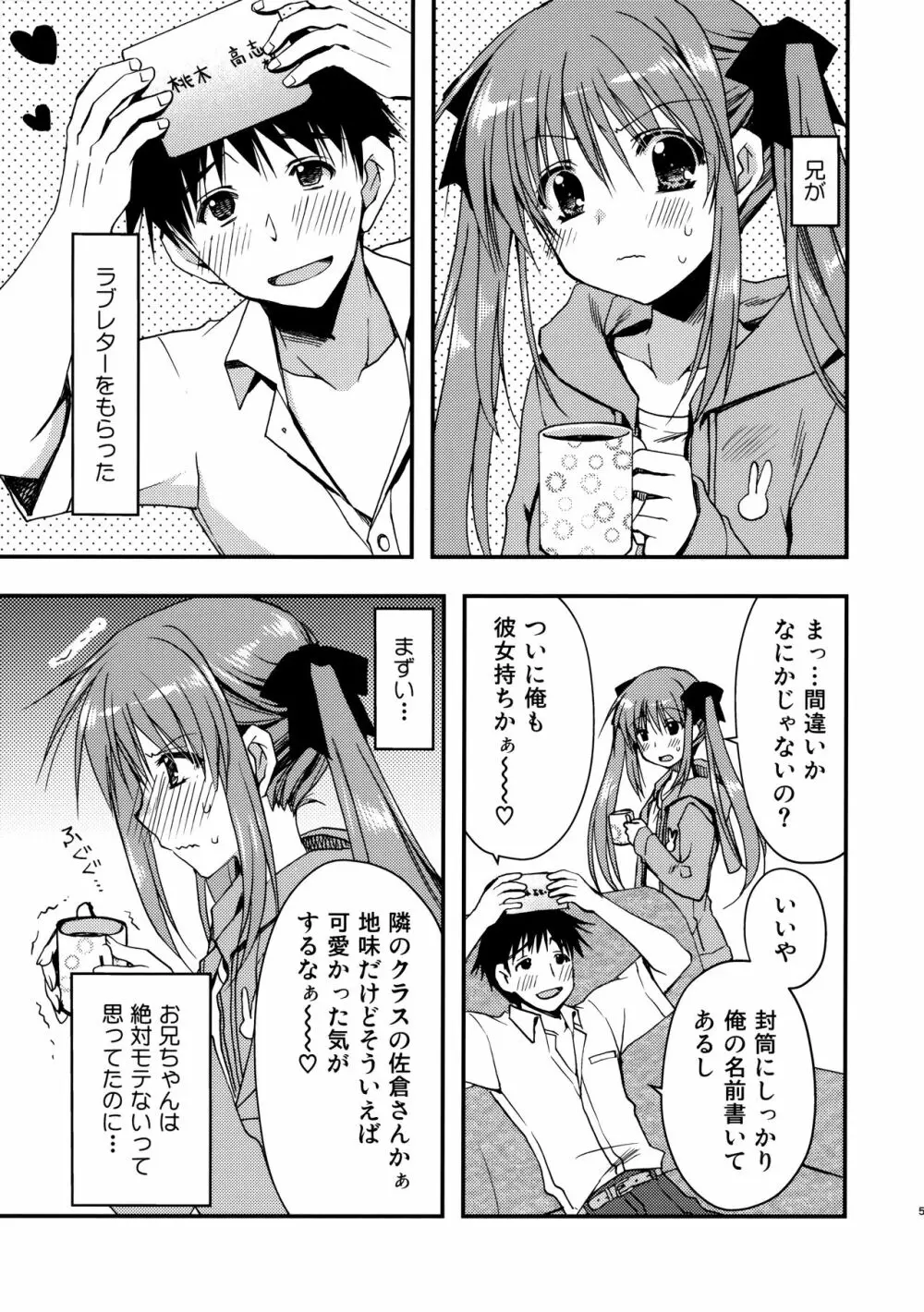 お兄ちゃんを好きなのは私だけなんだからねっ - page4